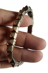 PYRITE PYRAMID BRACELET