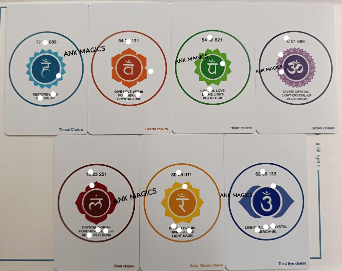 7 CHAKRA WATER THERAPY CARDS
