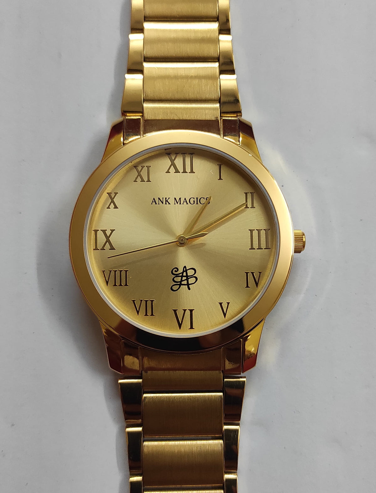 GOLDEN DIAL WITH GOLDEN BELT LUCKY WATCH