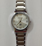 SILVER DIAL SILVER BELT LUCKY WRIST WATCH