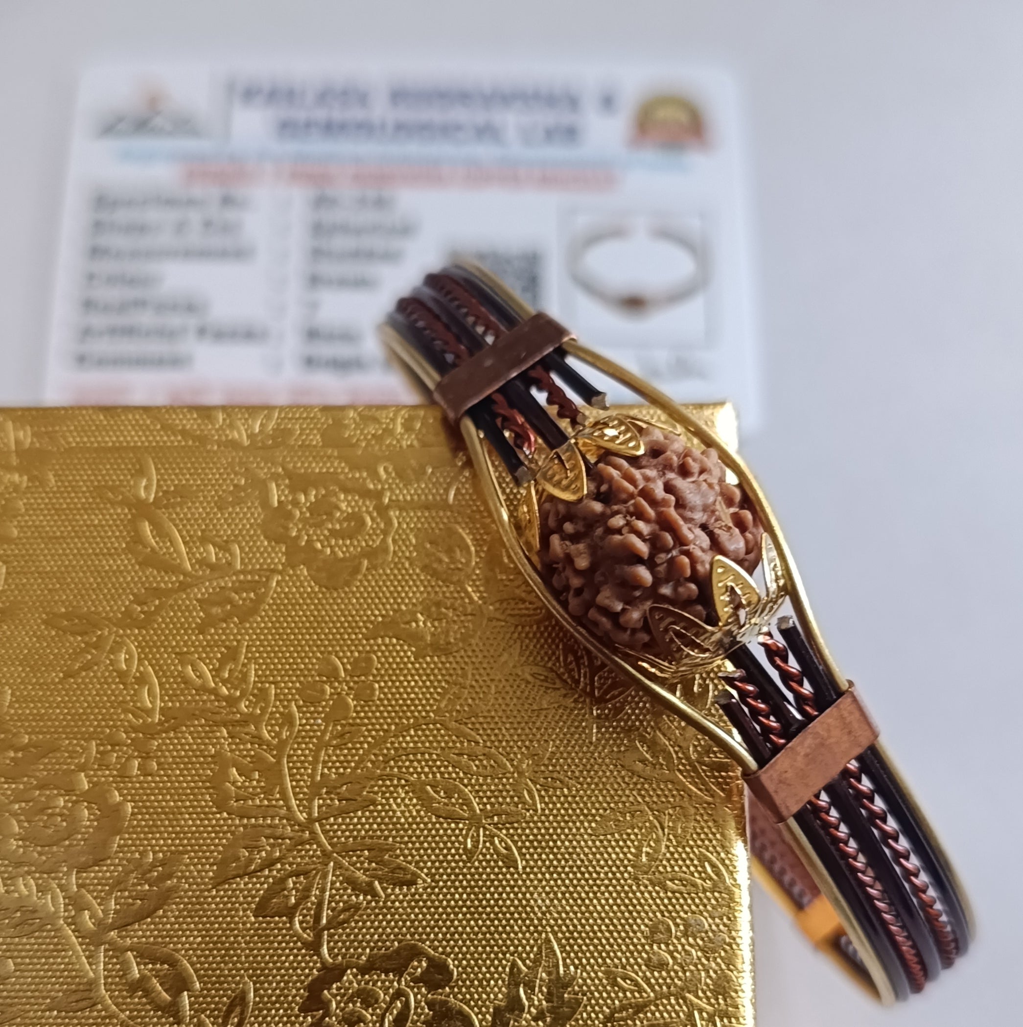 7 Mukhi Rudraksh Metal Kada