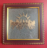 7 Horse Pyrite Frame